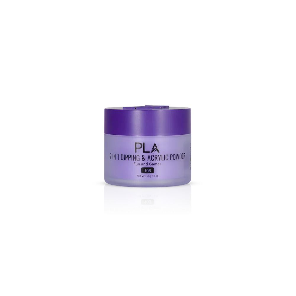 PLA Nail Dip Powder (front view of the jar)