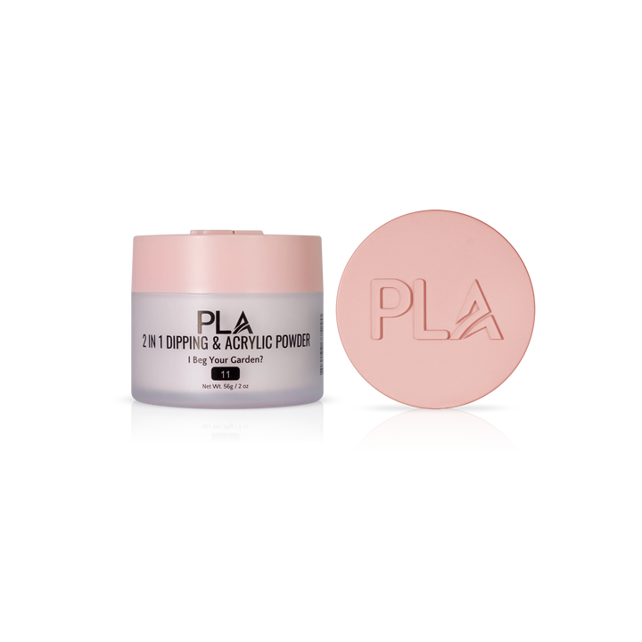 PLA Nail Dip Powder (front view of the jar and lid)