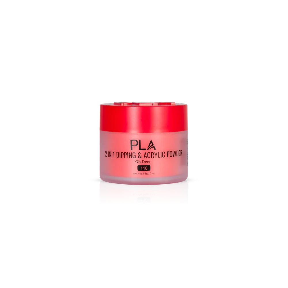 PLA Nail Dip Powder (front view of the jar)