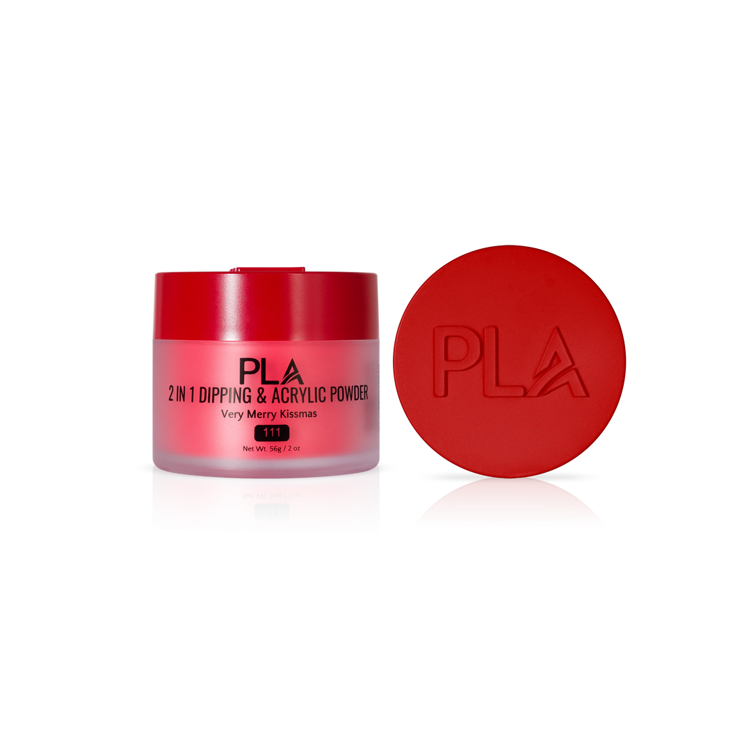 PLA Nail Dip Powder (front view of the jar and lid)