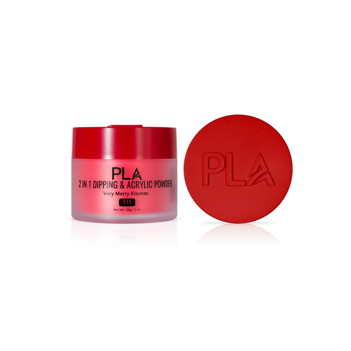 PLA Nail Dip Powder (front view of the jar and lid)