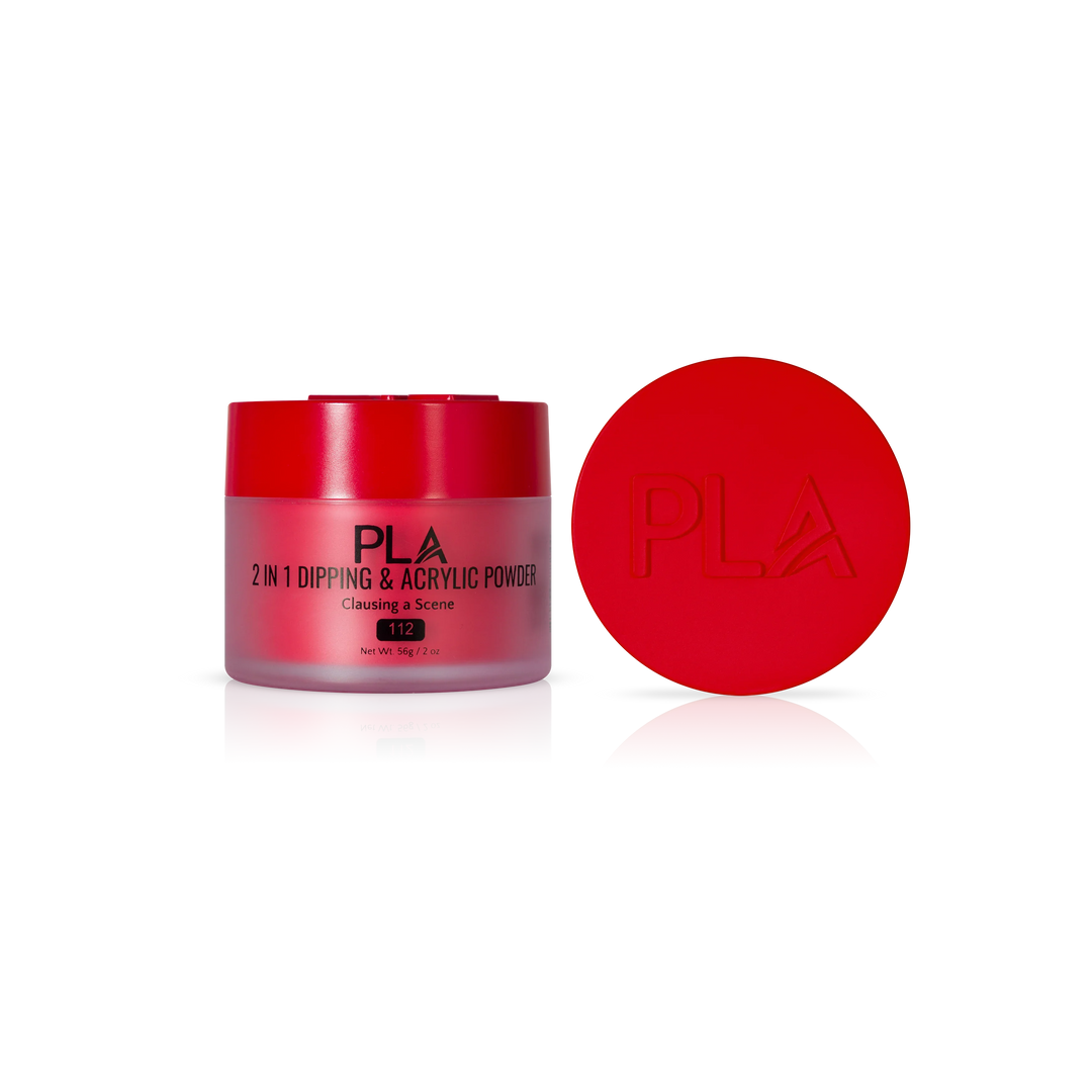 PLA Nail Dip Powder (front view of the jar and lid)