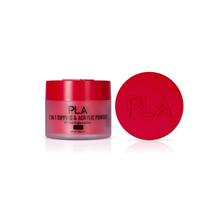 PLA Nail Dip Powder (front view of the jar and lid)