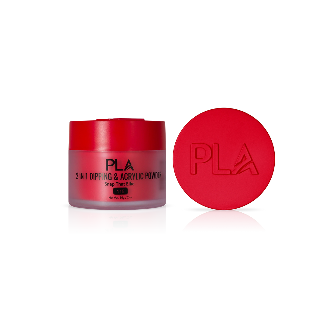 PLA Nail Dip Powder (front view of the jar and lid)
