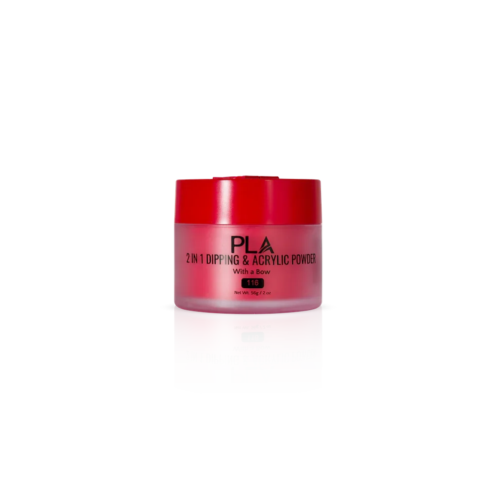 PLA Nail Dip Powder (front view of the jar)