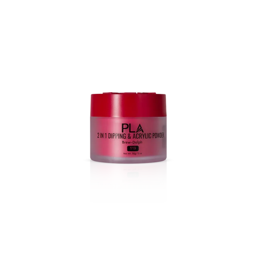 PLA Nail Dip Powder (front view of the jar)