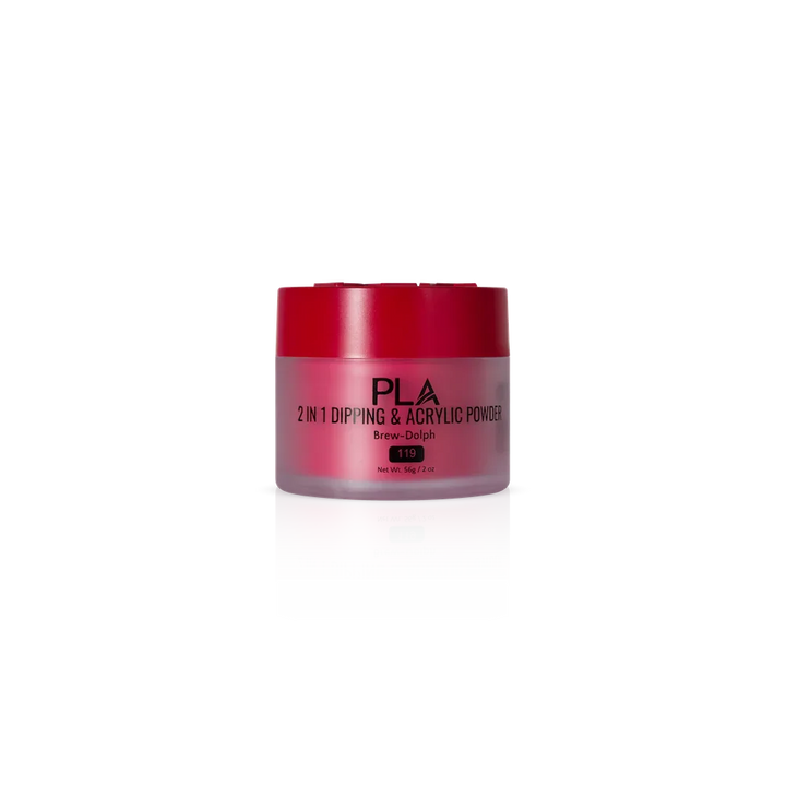 PLA Nail Dip Powder (front view of the jar)