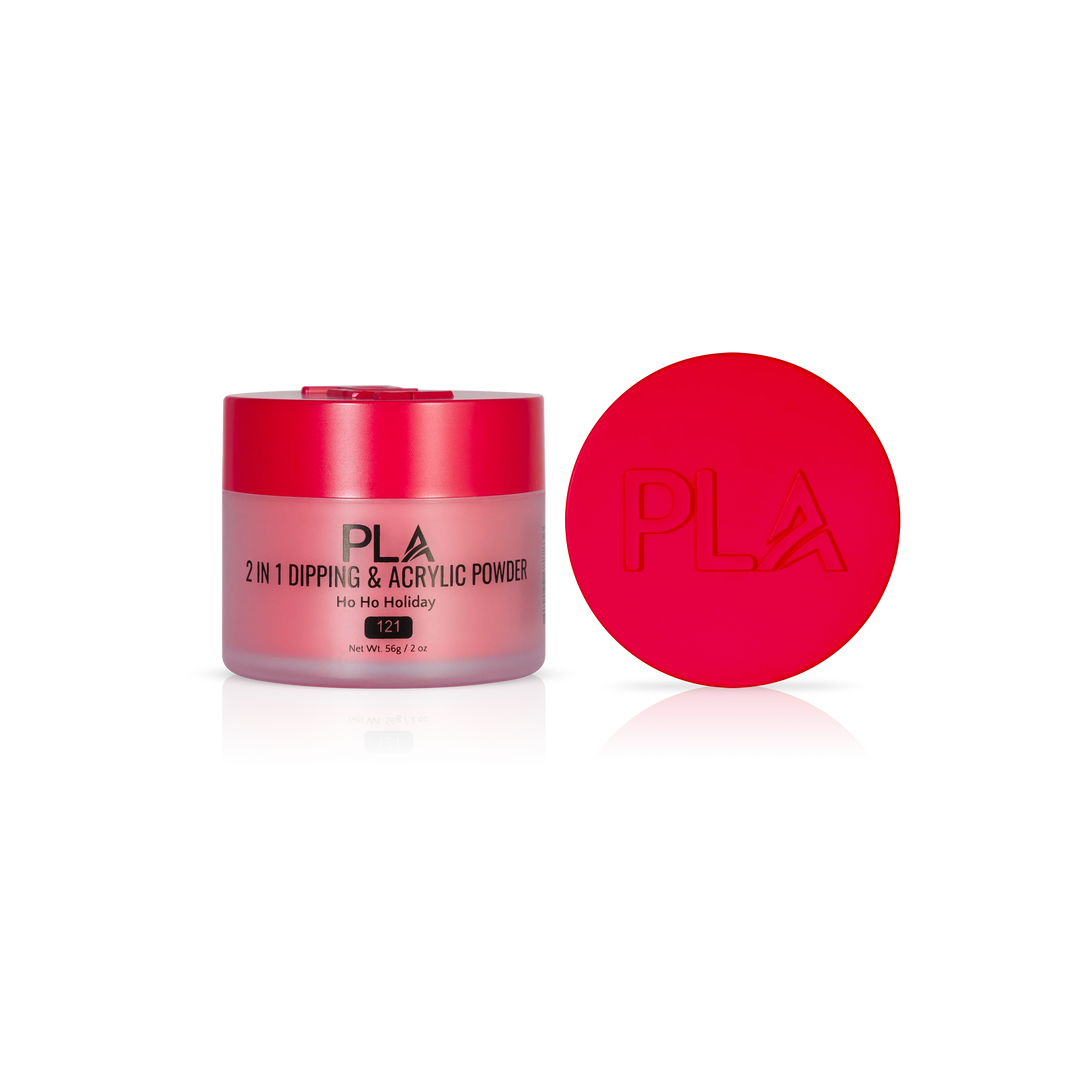 PLA Nail Dip Powder (front view of the jar and lid)