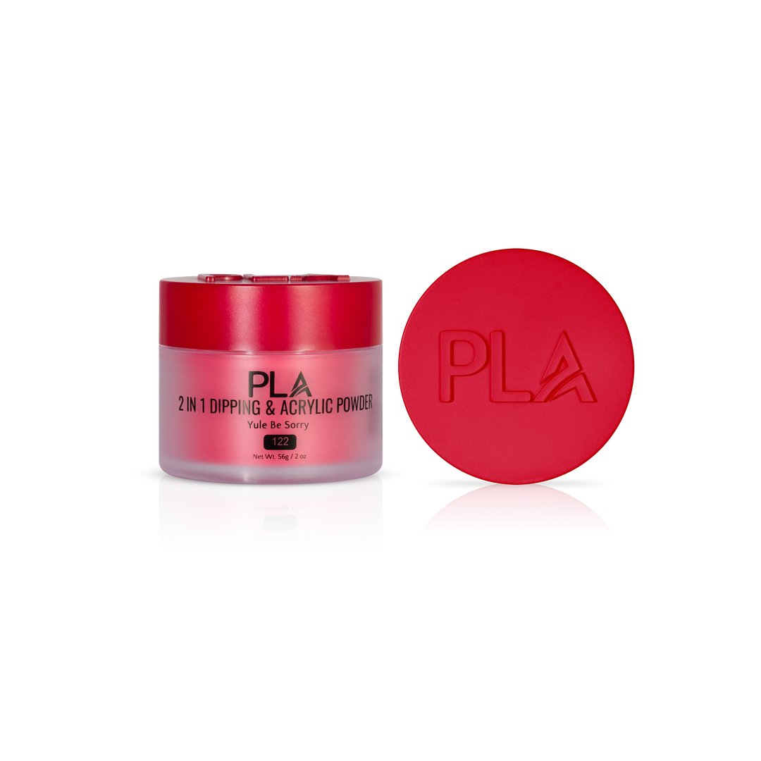 PLA Nail Dip Powder (front view of the jar and lid)