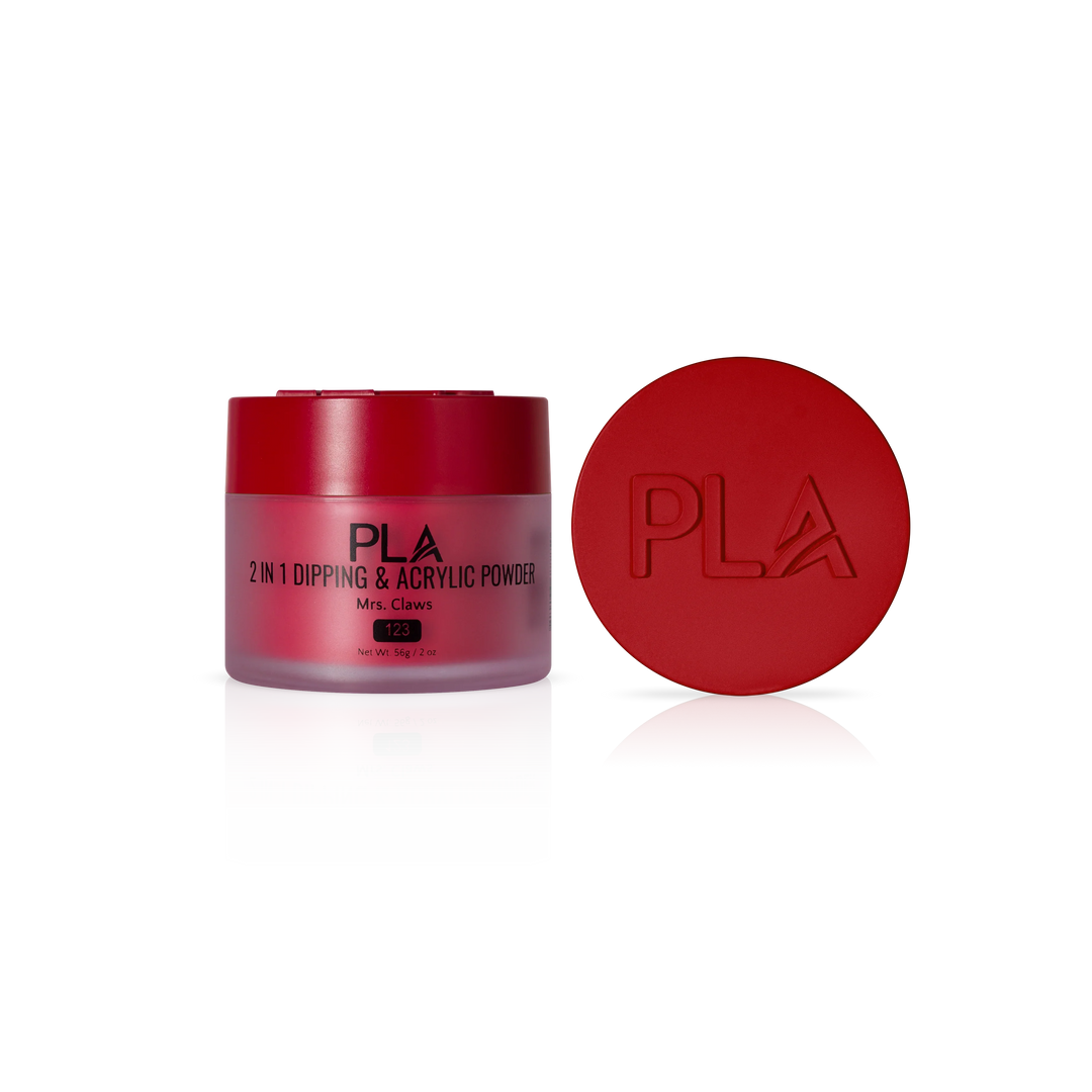 PLA Nail Dip Powder (front view of the jar and lid)