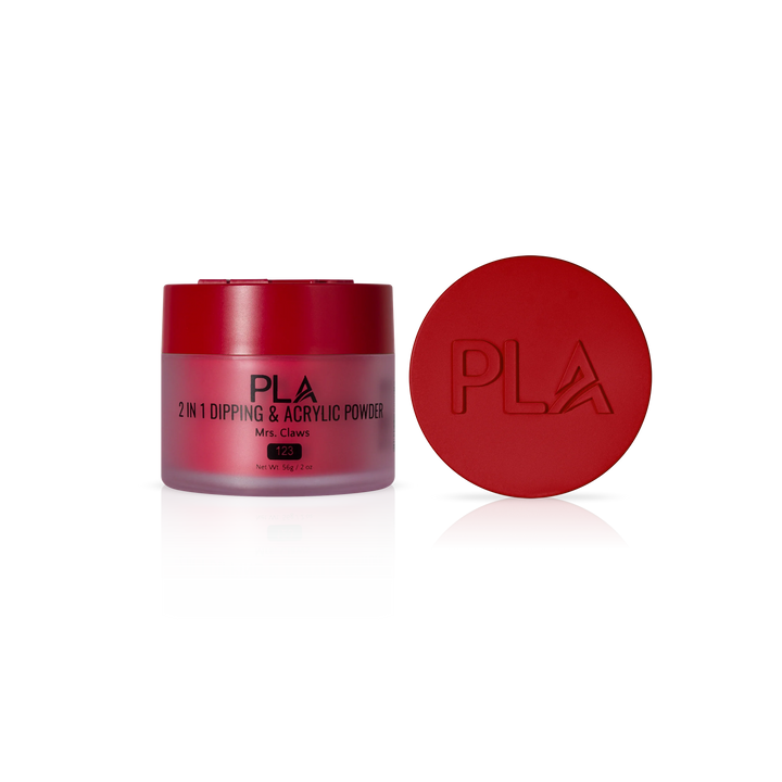 PLA Nail Dip Powder (front view of the jar and lid)