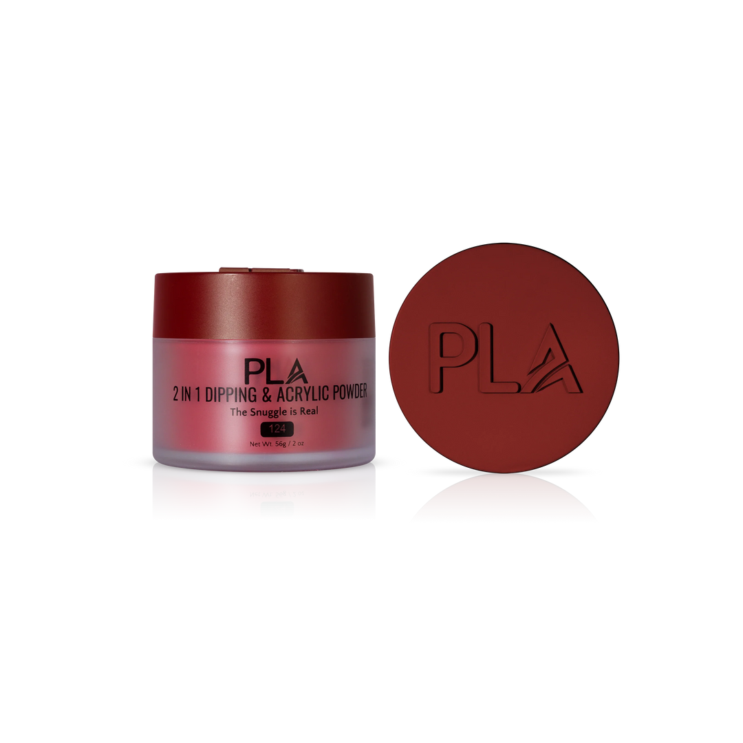 PLA Nail Dip Powder (front view of the jar and lid)