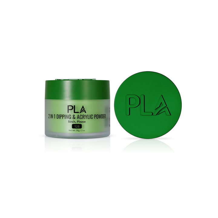 PLA Nail Dip Powder (front view of the jar and lid)