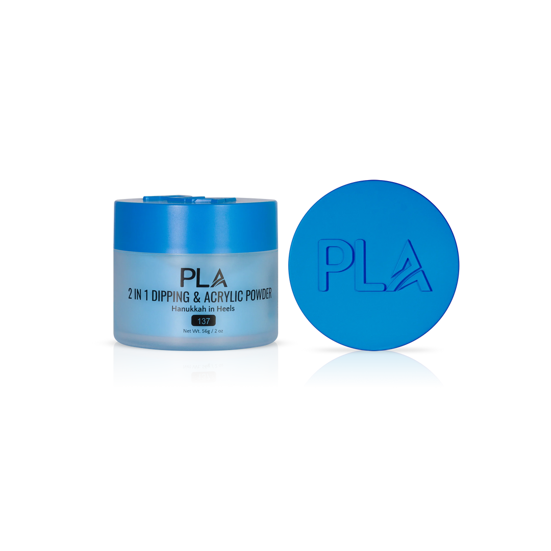 PLA Nail Dip Powder (front view of the jar and lid)