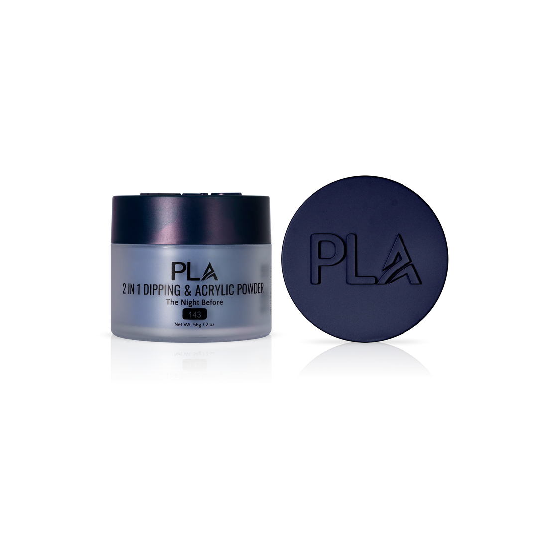 PLA Nail Dip Powder (front view of the jar and lid)