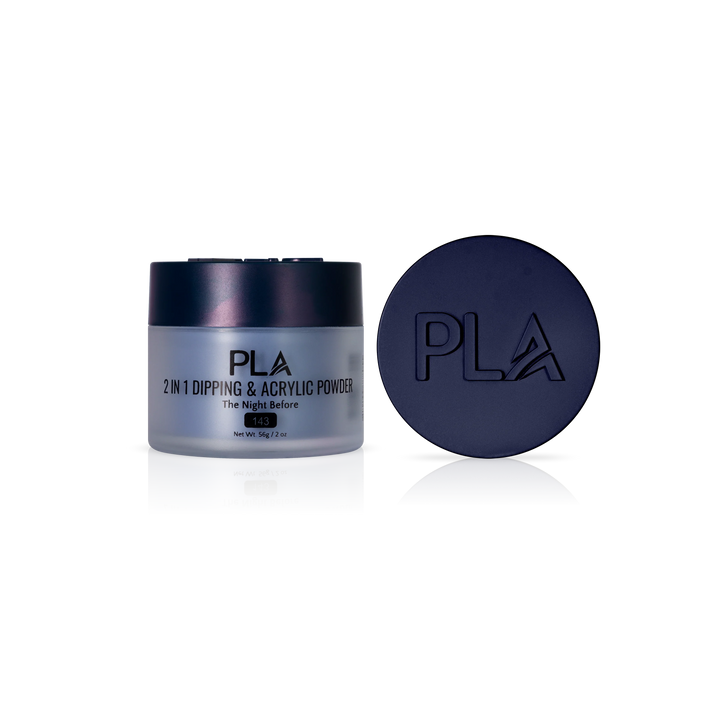 PLA Nail Dip Powder (front view of the jar and lid)