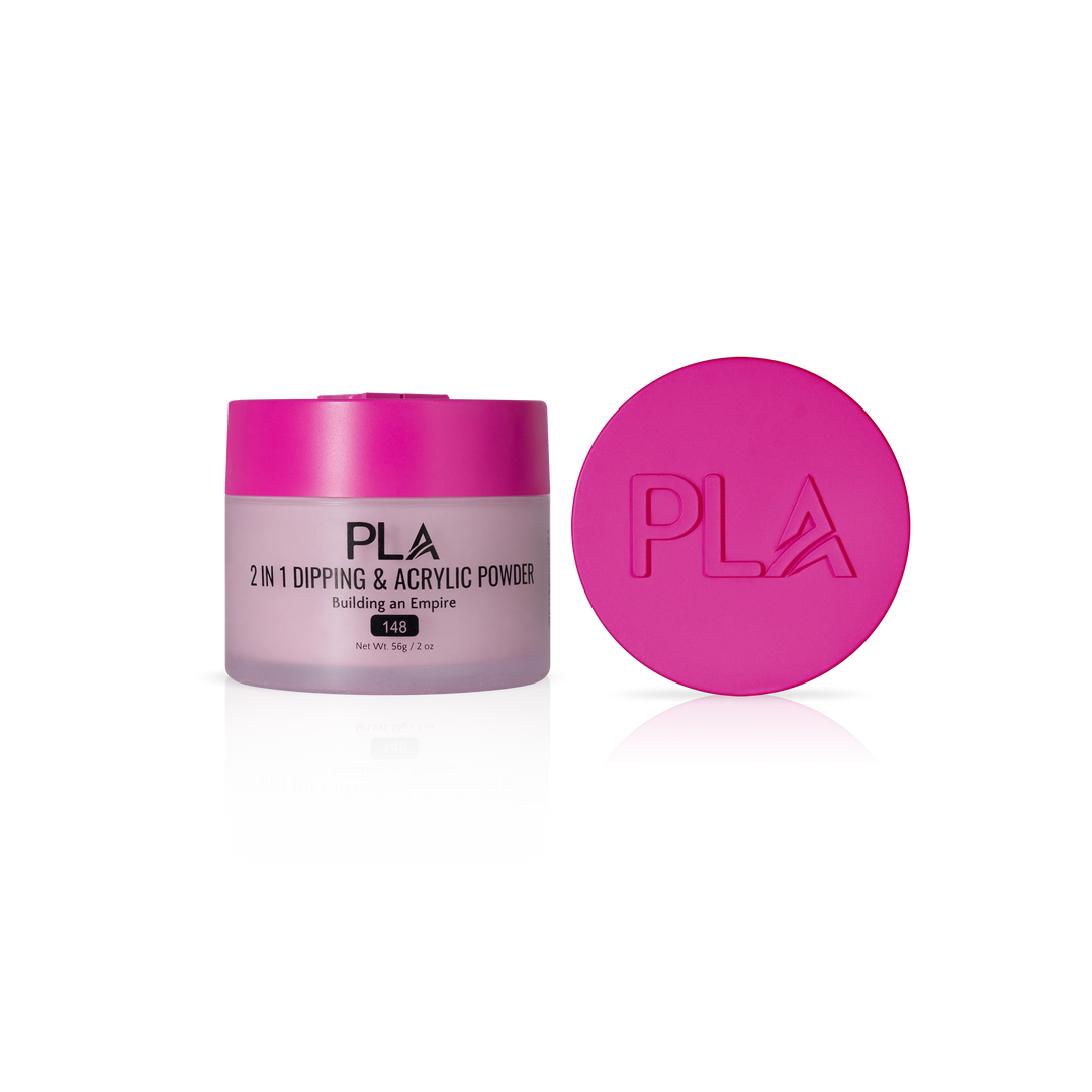 PLA Nail Dip Powder (front view of the jar and lid)