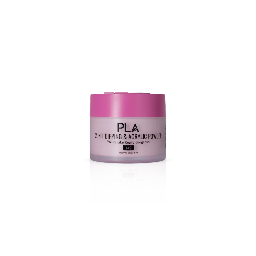 PLA Nail Dip Powder (front view of the jar)