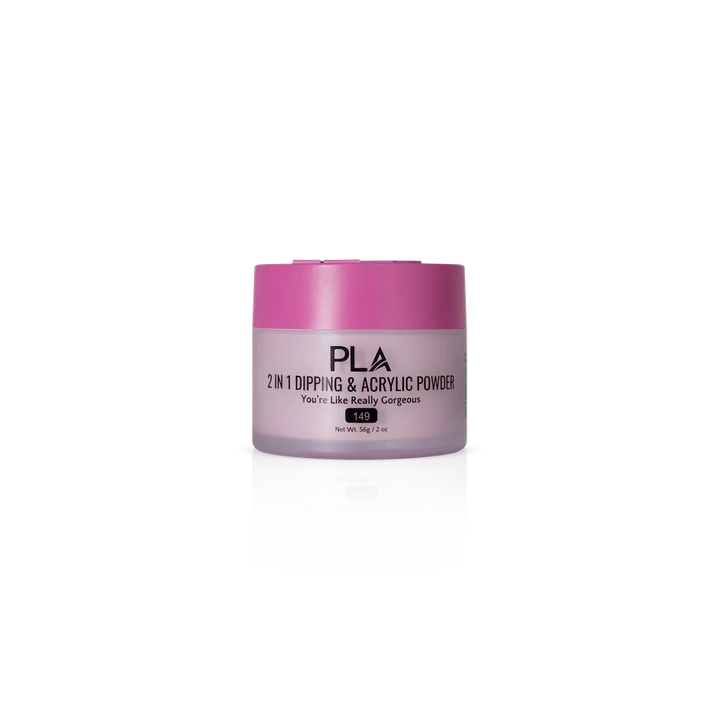 PLA Nail Dip Powder (front view of the jar)