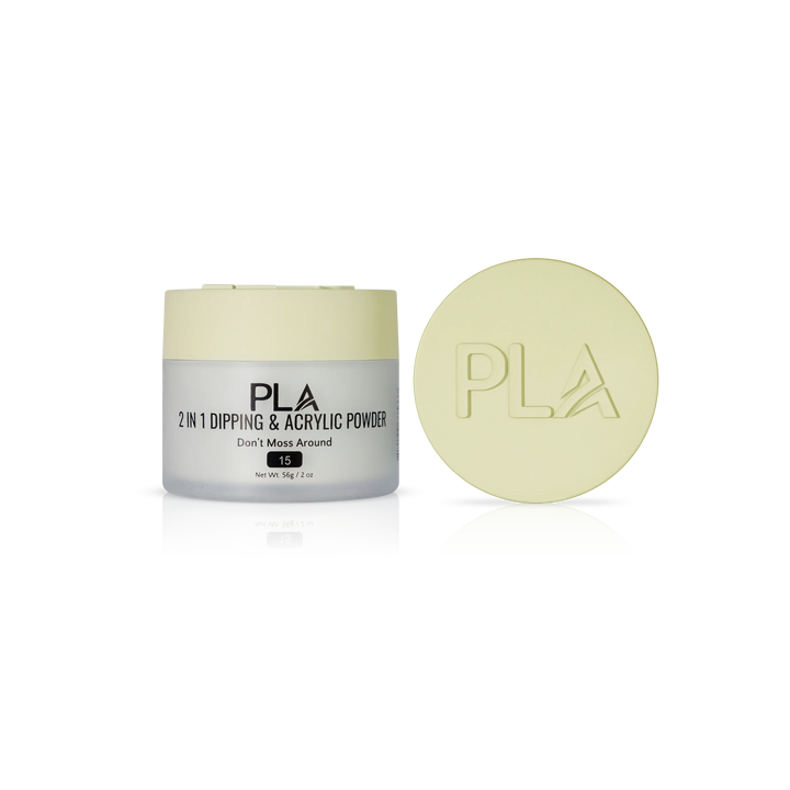 PLA Nail Dip Powder (front view of the jar and lid)