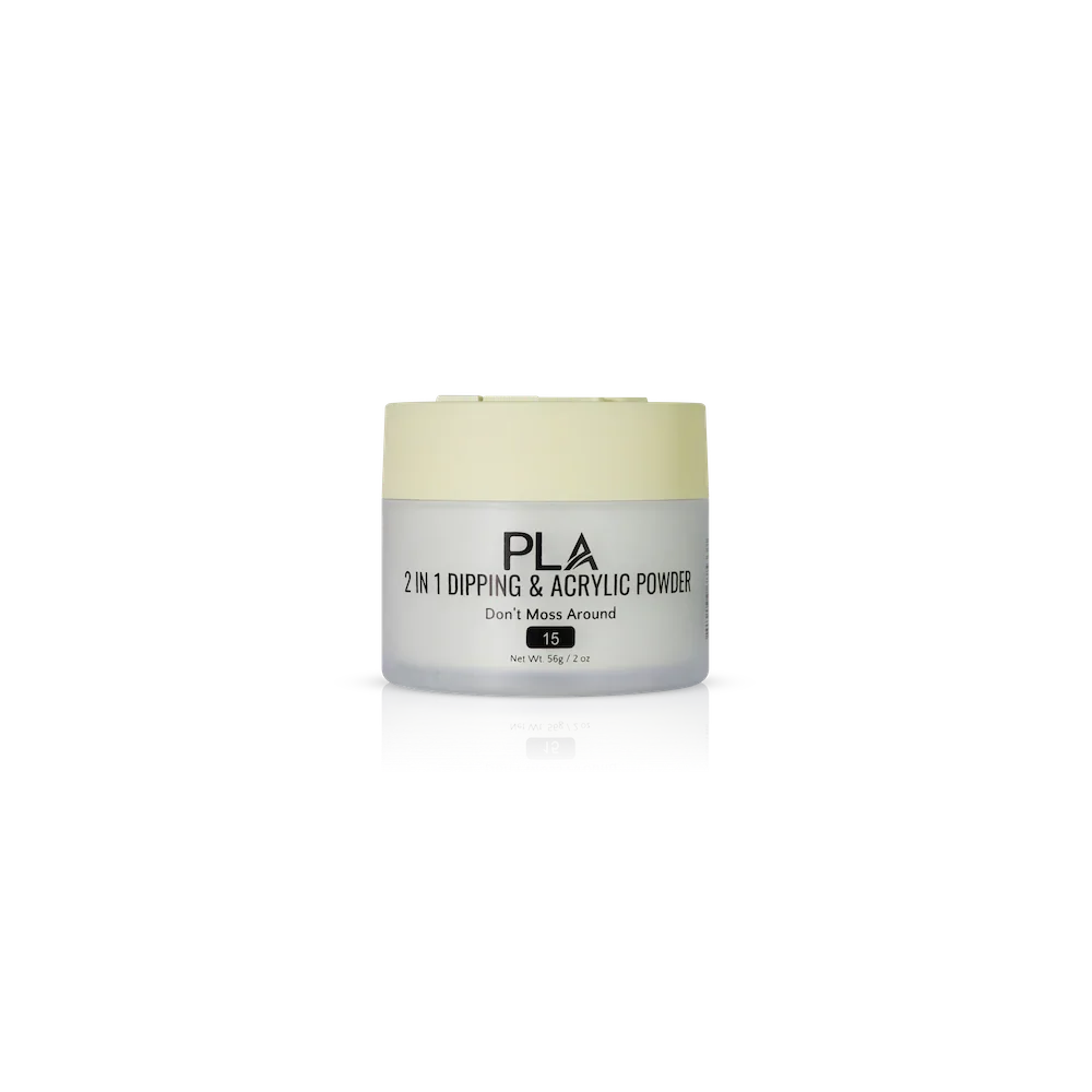 PLA Nail Dip Powder (front view of the jar)