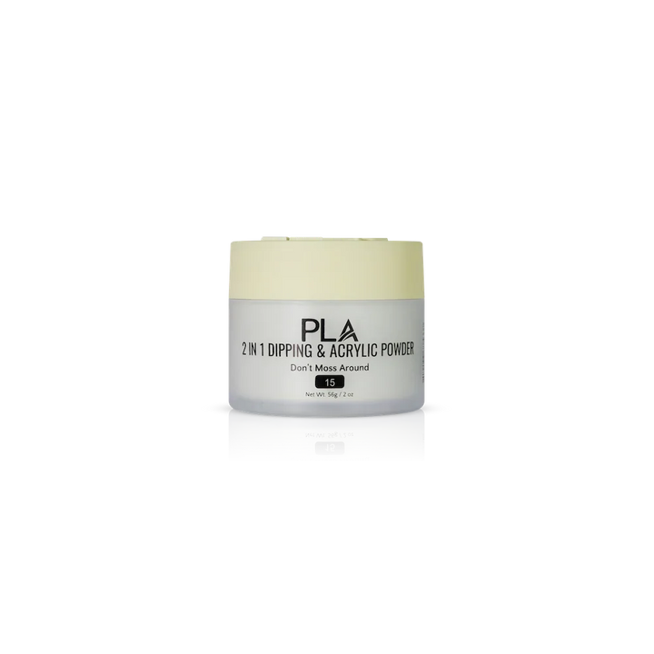 PLA Nail Dip Powder (front view of the jar)
