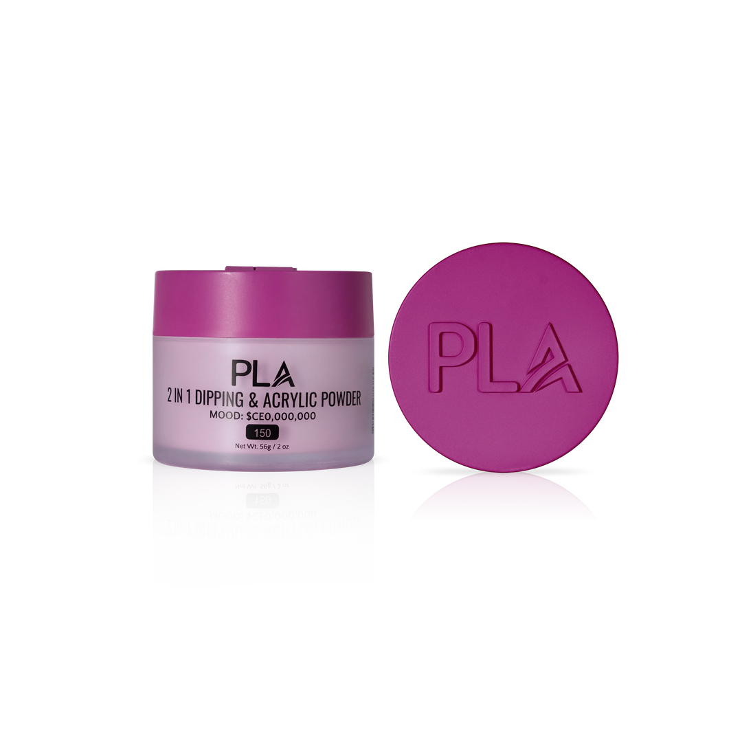 PLA Nail Dip Powder (front view of the jar and lid)