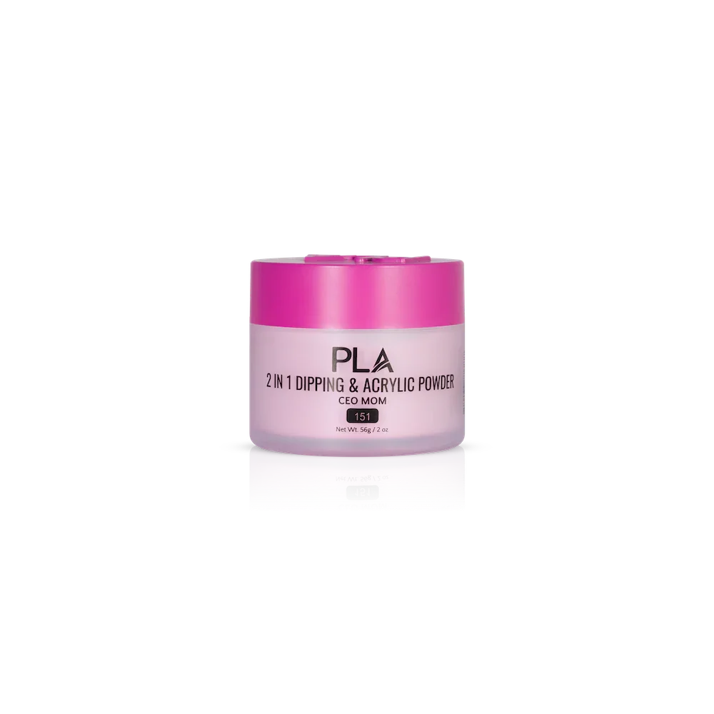 PLA Nail Dip Powder (front view of the jar)