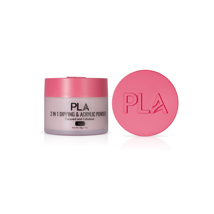 PLA Nail Dip Powder (front view of the jar and lid)