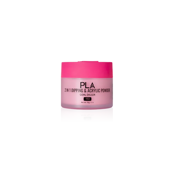 PLA Nail Dip Powder (front view of the jar)