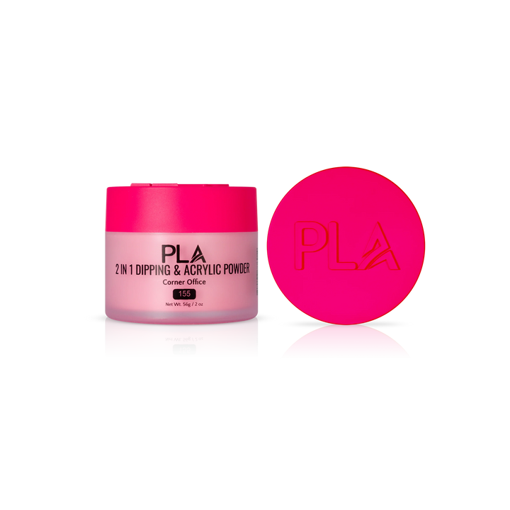 PLA Nail Dip Powder (front view of the jar and lid)