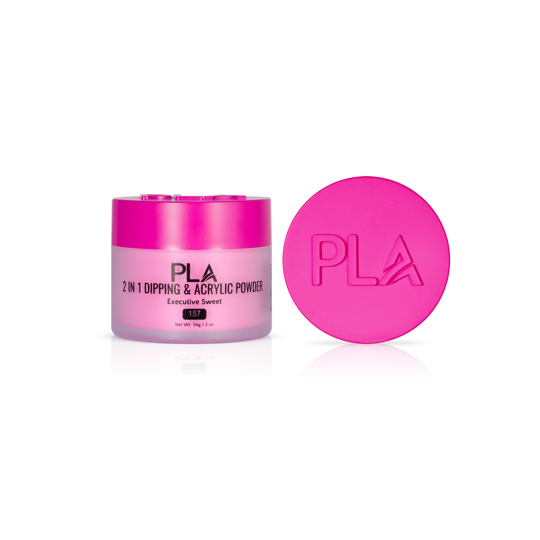 PLA Nail Dip Powder (front view of the jar and lid)