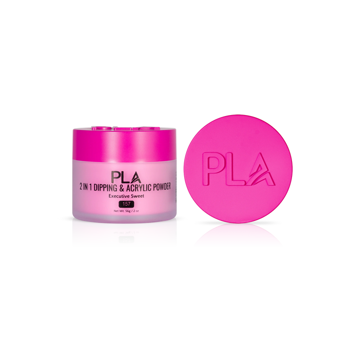PLA Nail Dip Powder (front view of the jar and lid)