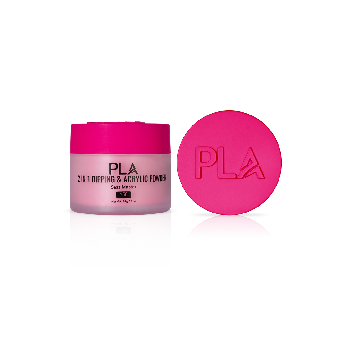PLA Nail Dip Powder (front view of the jar and lid)