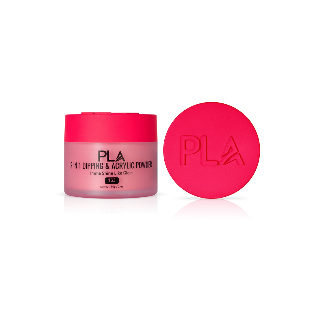 PLA Nail Dip Powder (front view of the jar and lid)