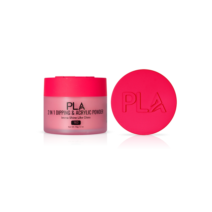 PLA Nail Dip Powder (front view of the jar and lid)