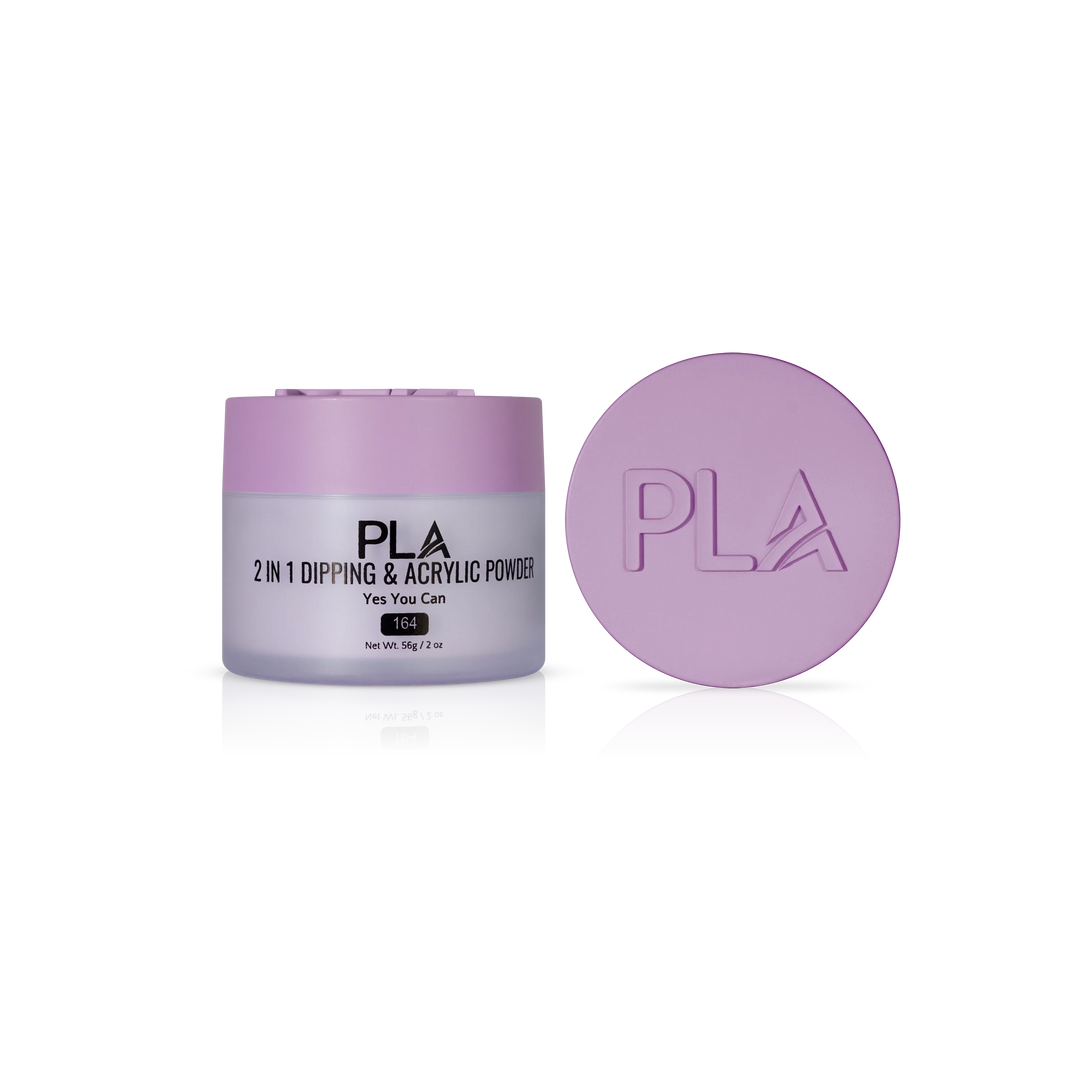PLA Nail Dip Powder (front view of the jar and lid)