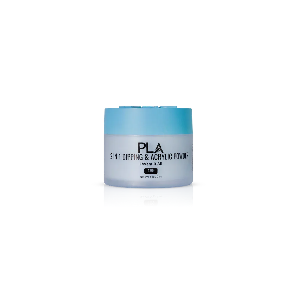 PLA Nail Dip Powder (front view of the jar)