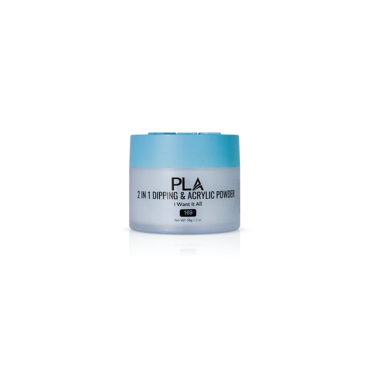 PLA Nail Dip Powder (front view of the jar)
