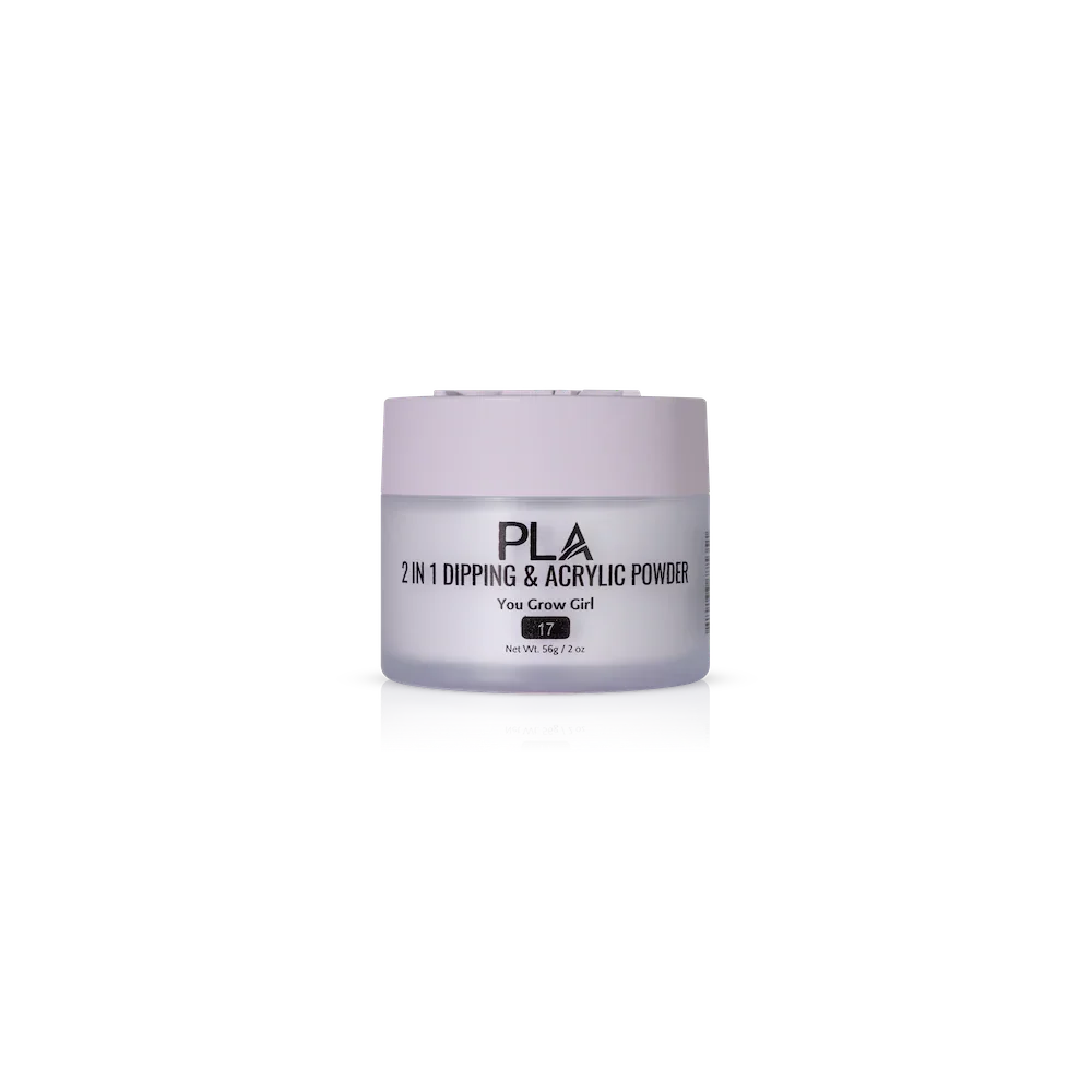 PLA Nail Dip Powder (front view of the jar)