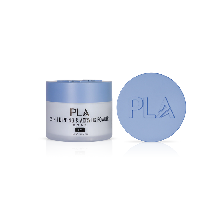 PLA Nail Dip Powder (front view of the jar and lid)