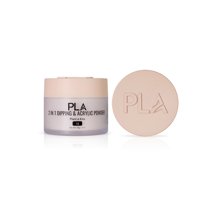 PLA Nail Dip Powder (front view of the jar and lid)