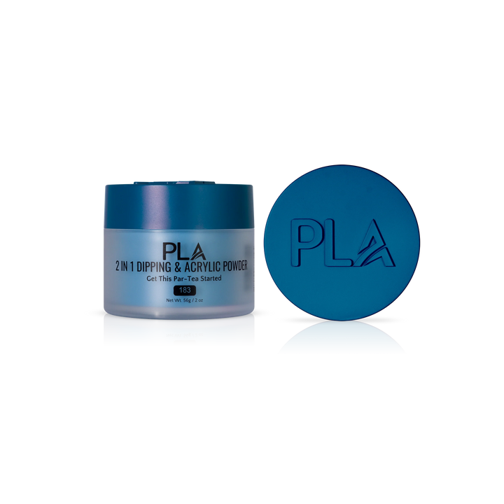 PLA Nail Dip Powder (front view of the jar and lid)