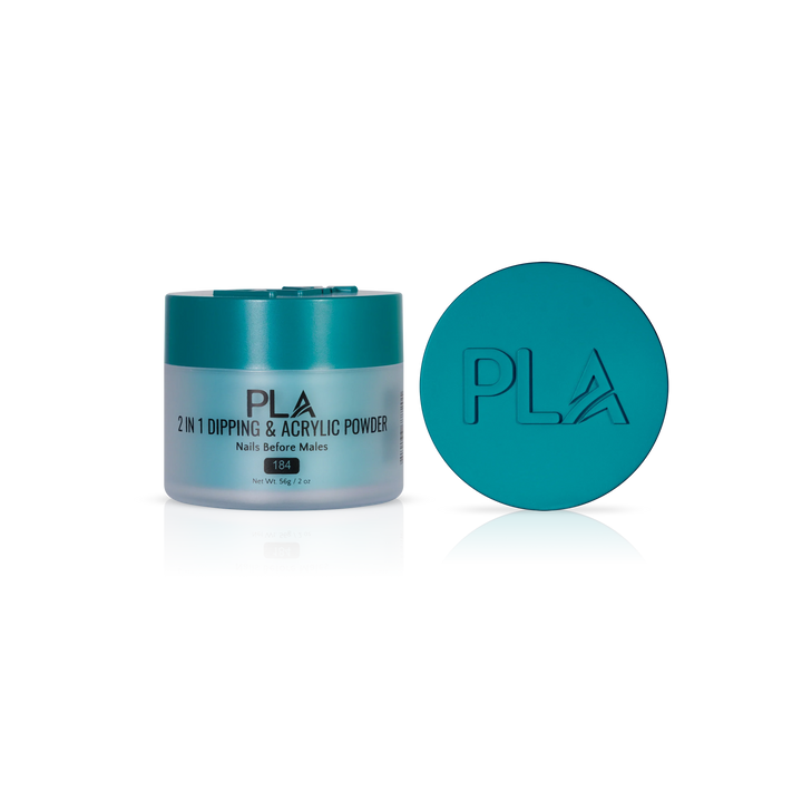 PLA Nail Dip Powder (front view of the jar and lid)