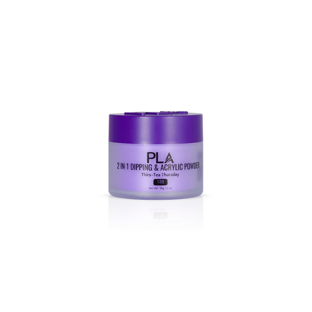 PLA Nail Dip Powder (front view of the jar)