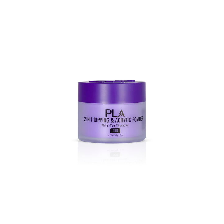 PLA Nail Dip Powder (front view of the jar)