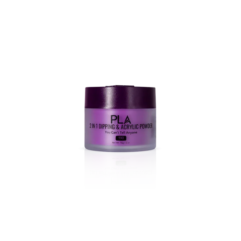 PLA Nail Dip Powder (front view of the jar)