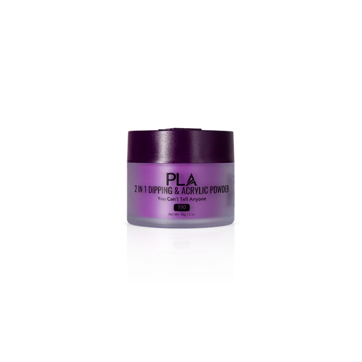 PLA Nail Dip Powder (front view of the jar)