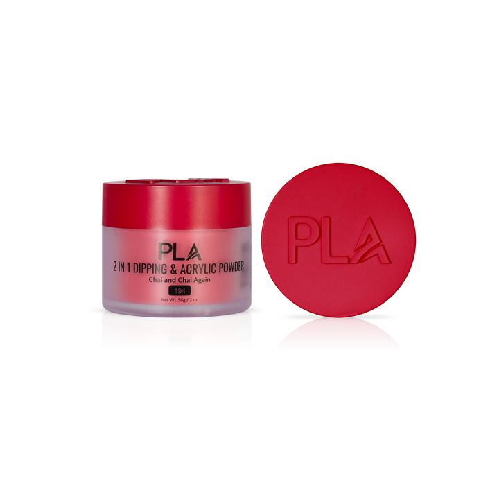 PLA Nail Dip Powder (front view of the jar and lid)