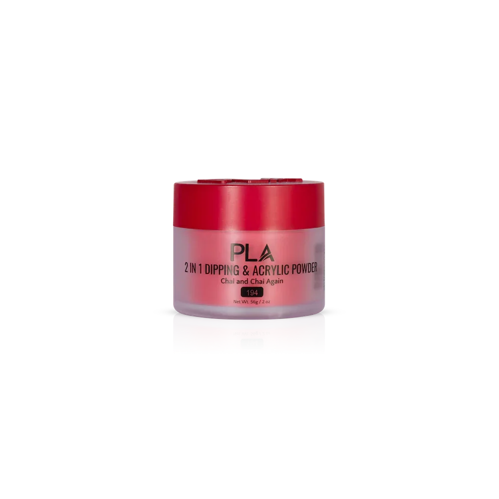 PLA Nail Dip Powder (front view of the jar)